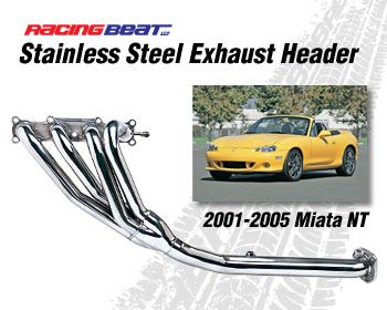 Exhaust Header Racing Beat Aftermarket New 2001-2005 NB Mazda Miata