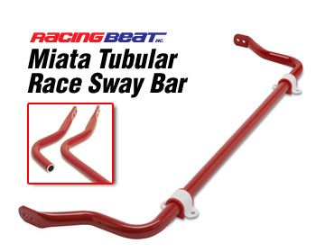 Sway Bar Front Race Tubular Racing Beat 1.125" Aftermarket New 1990-1997 NA Mazda Miata