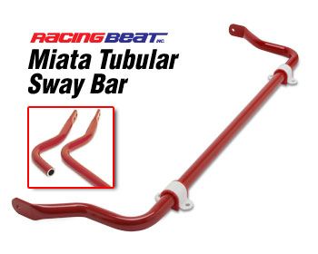 Sway Bar Front Tubular Racing Beat 1.125" Aftermarket New 1990-1993 NA Mazda Miata