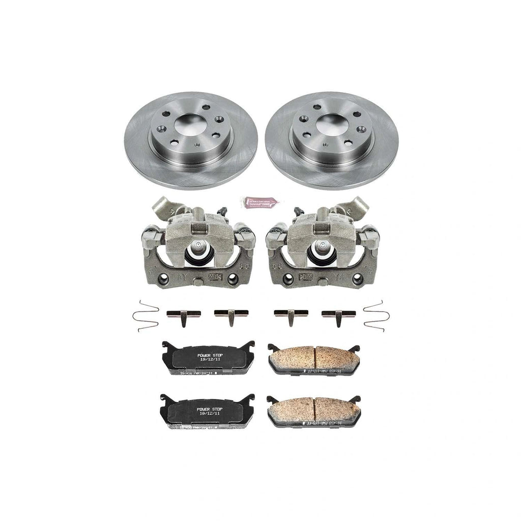 Brake Rotors, Calipers, and Pads Rear Set PowerStop OE Replacement New 1990-1993 NA Mazda Miata