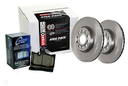 Brake Rotors and Pads Front Set Stoptech OE Premium Aftermarket New 1994-2002 NA and NB Mazda Miata