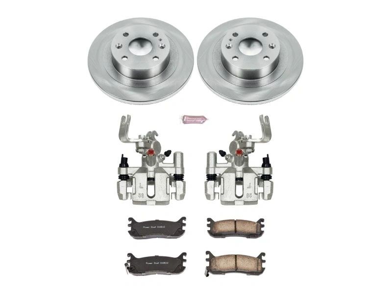 Brake Rotors, Calipers, and Pads Rear Set PowerStop OE Replacement New 1994-2002 NA and NB Mazda Miata