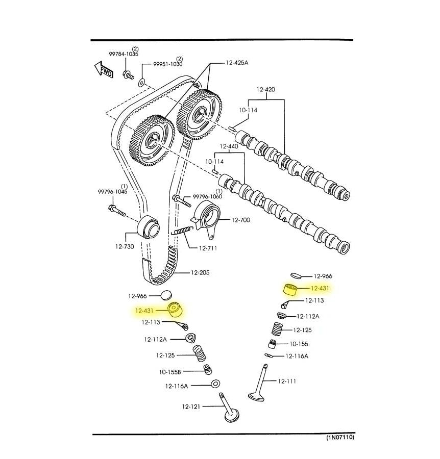 Camshaft Followers Factory New 9905 NB Mazda Miata Mikes Miata Parts