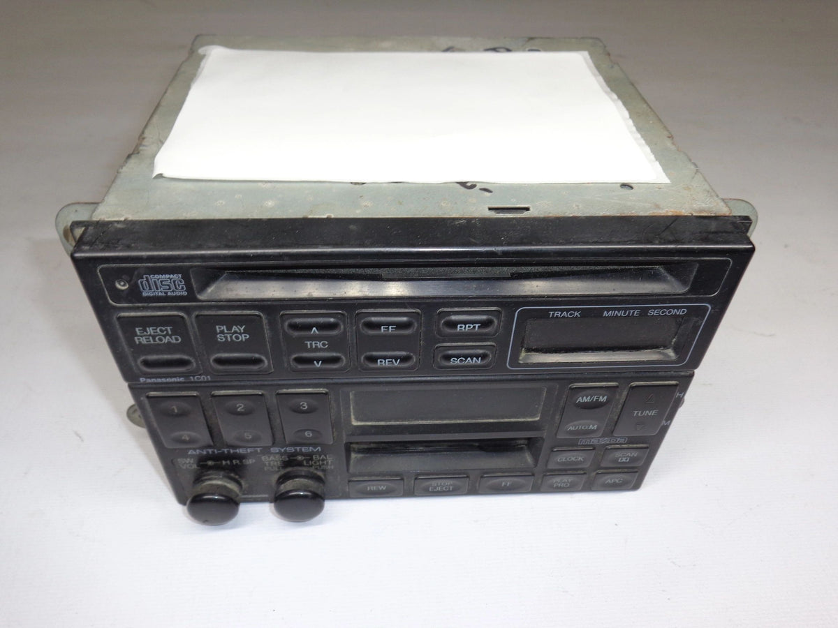 Radio Cassette and CD Player Combo Factory Used for 19901997 NA Mazda