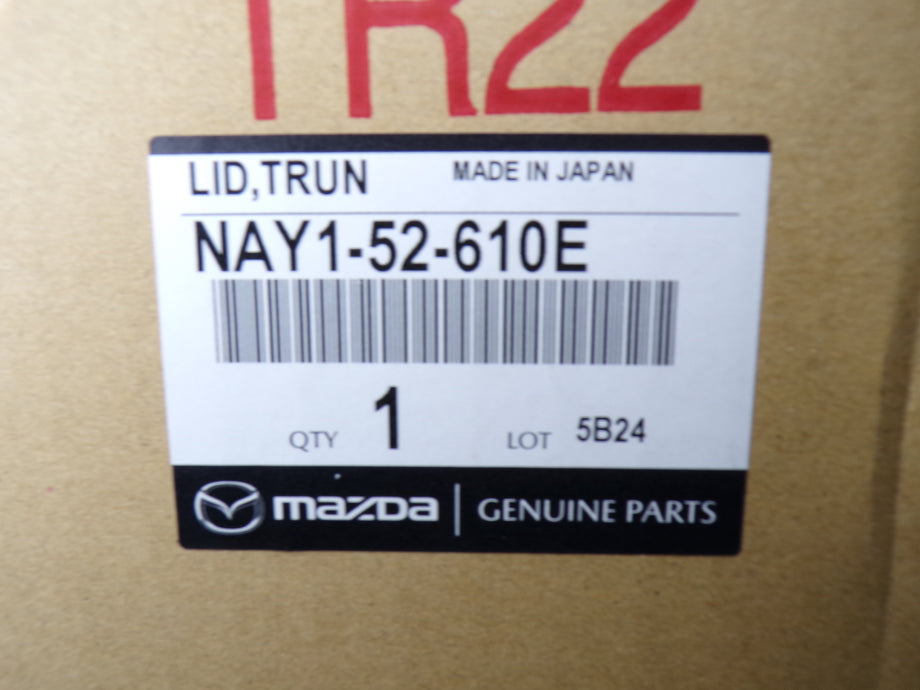 Trunk Lid Factory New 1990-1997 NA Mazda Miata – Mikes Miata Parts