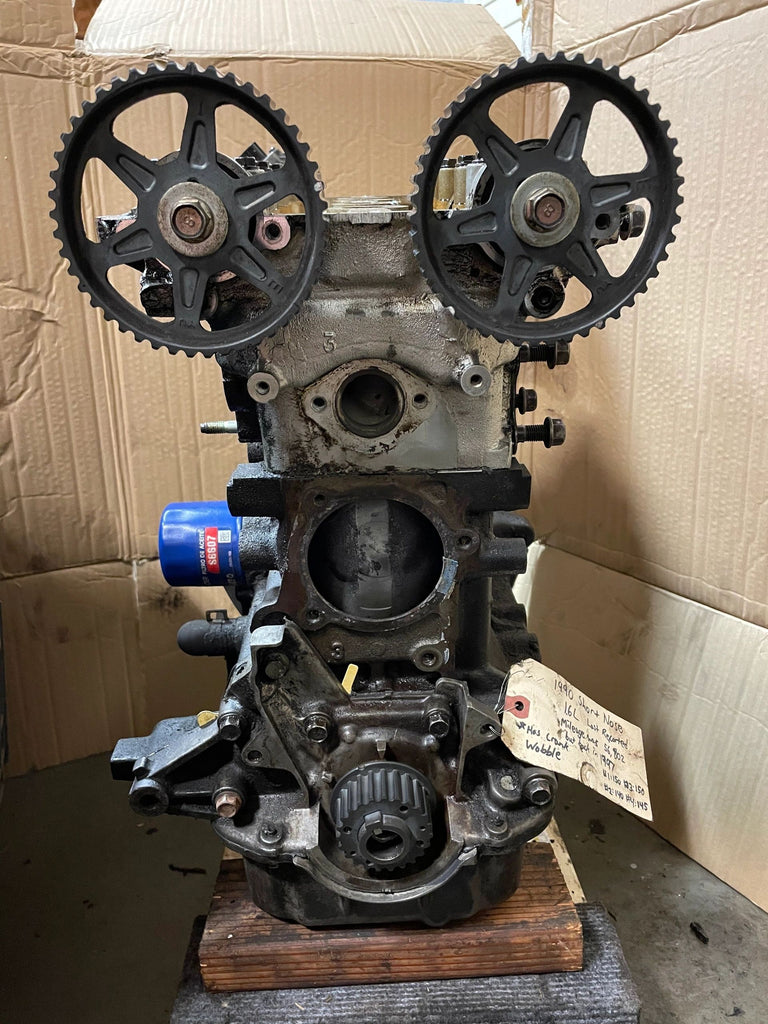 Engine Long Block 1.6 Liter Short Nose Factory Used 1990-1993 NA Mazda Miata