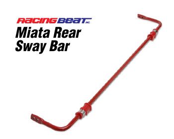 Sway Bar Rear Racing Beat 16mm Aftermarket New 1990-2000 NA and NB Mazda Miata
