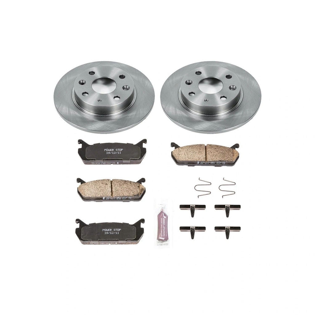 Brake Rotors and Pads Rear Set PowerStop OE Replacement New 1990-1993 NA Mazda Miata