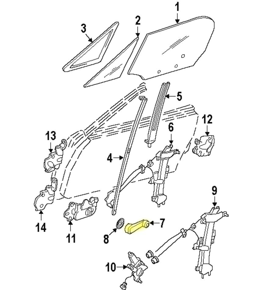 Window Crank Handles Factory New 1990-1993 NA Mazda Miata