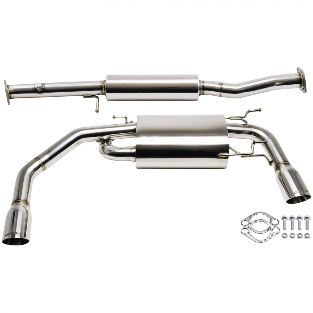 Cat Back Exhaust Cobalt Dual Tip Aftermarket New 1990-1997 NA Mazda Miata