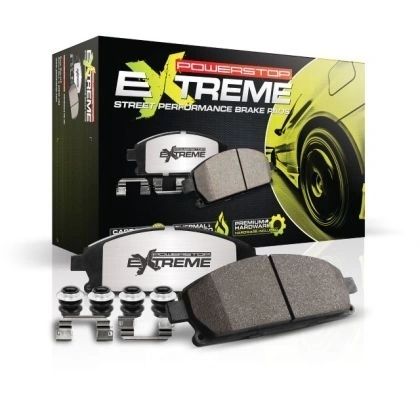 Brake Rotors and Pads Complete Set PowerStop Extreme Street Performance Aftermarket New 1994-2002 NA and NB Mazda Miata