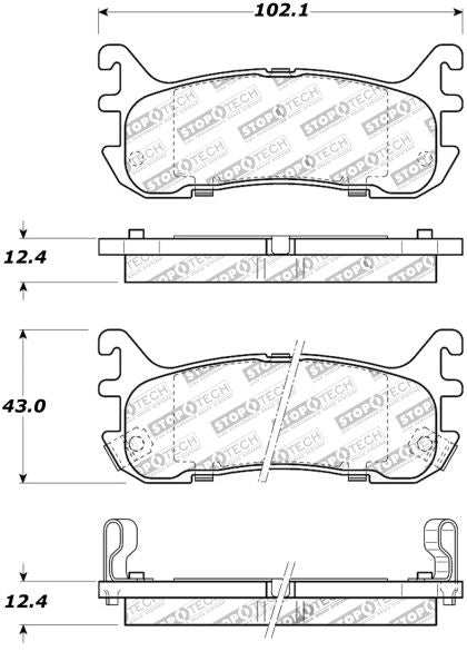 Brake Rotors and Pads Complete Set With SS Brake Lines Slotted Stoptech Sport Aftermarket New 1994-2002 NA and NB Mazda Miata