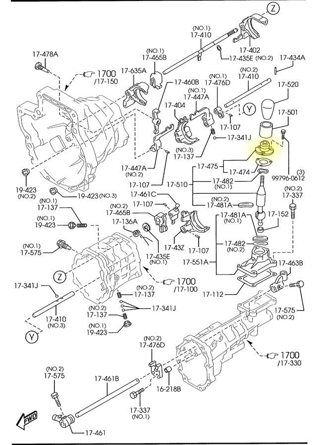 Shifter Turret Lower Dust Boot Manual Transmission Factory New 1994-2005 NA and NB Mazda Miata