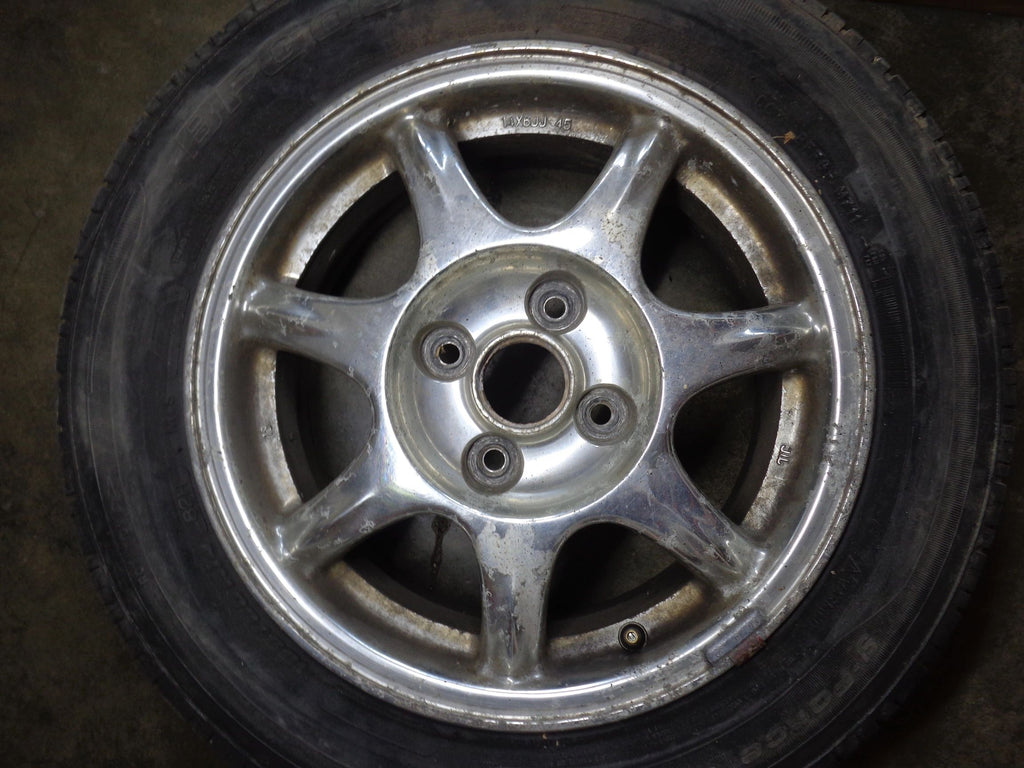 Wheel 14X6 7 Hollow Spoke Alloy Wheel Factory Used for 1990-1997 NA Mazda Miata