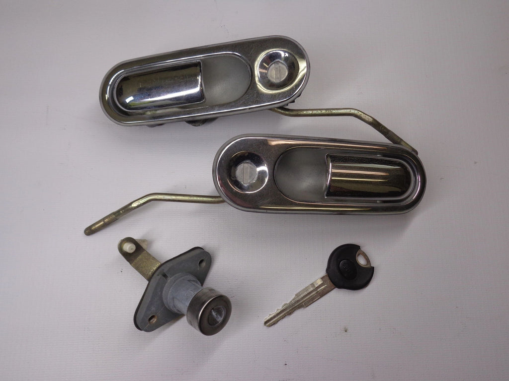 Exterior Door Handles Pair and Trunk Lock with Matching Key Factory Used 1990-1997 NA Mazda Miata