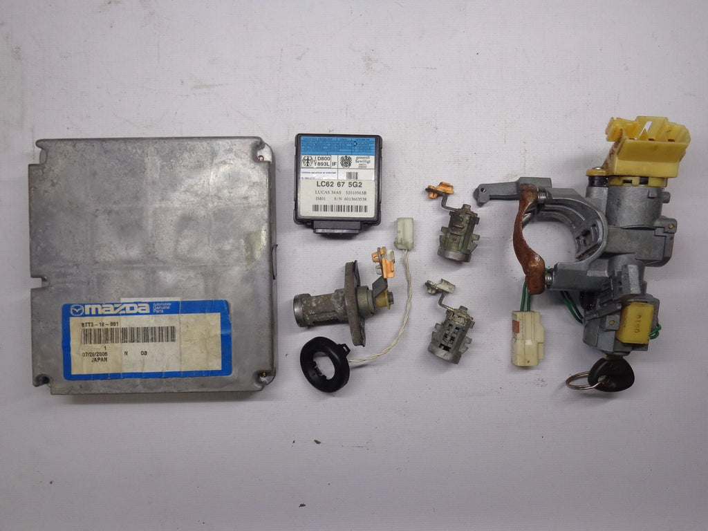 Ignition, Immobilizer, ECU, and Key Set Factory Used 2001 NB Mazda Miata