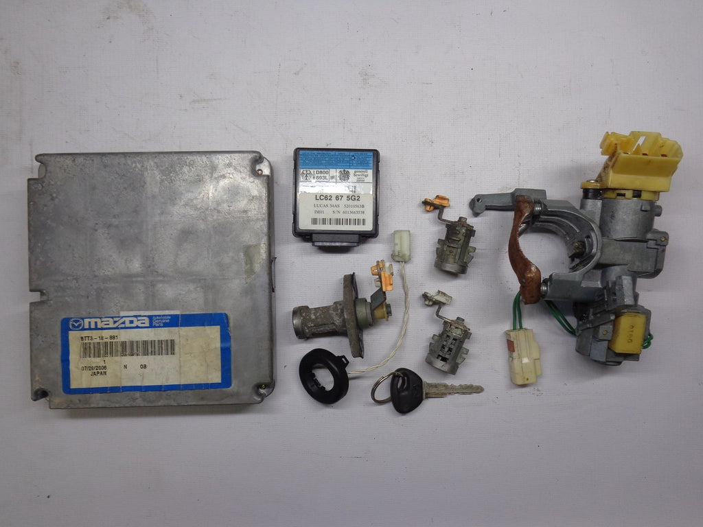 Ignition, Immobilizer, ECU, and Key Set Factory Used 2001 NB Mazda Miata