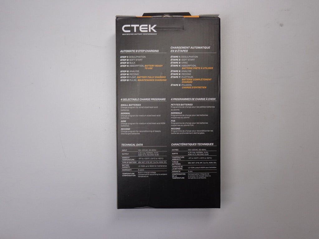 Battery Charger CTEK MXS 5.0 Aftermarket New 1990-2005 NA and NB Mazda Miata