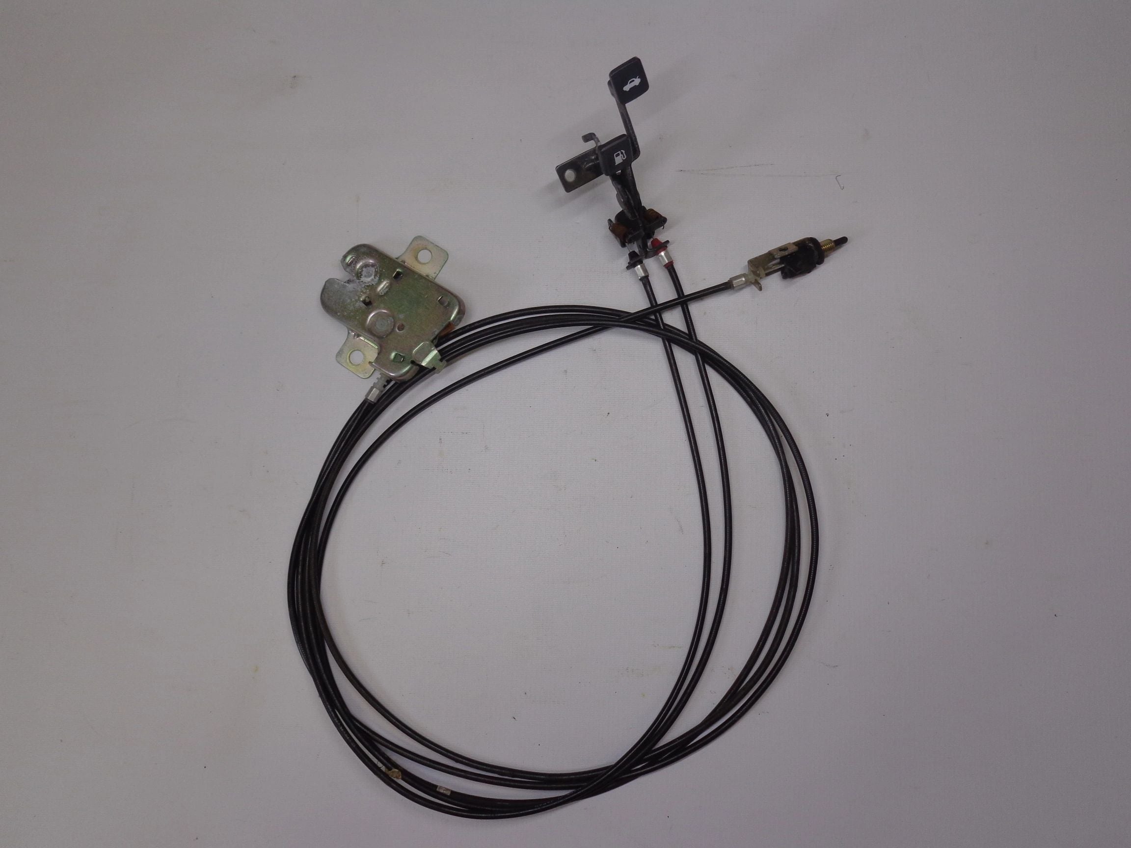 Fuel Door and Trunk Lid Release Lever Cable and Latch Factory Used