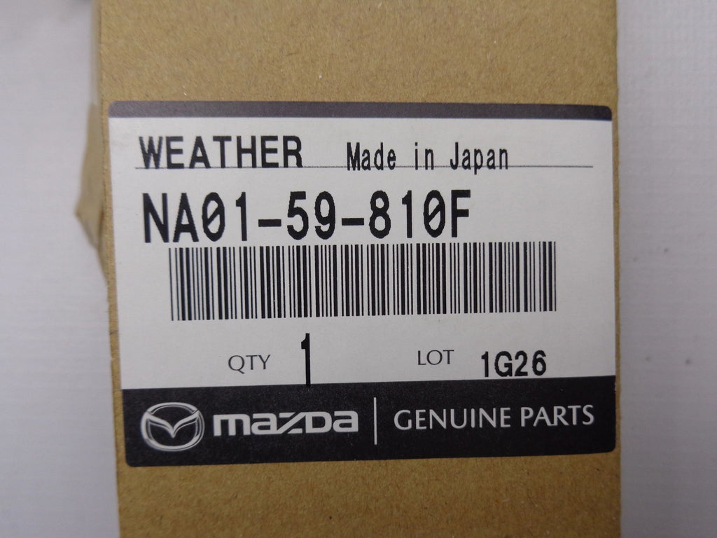 Door Belt Line Molding Seals Factory New 1990-2005 NA and NB Mazda Miata