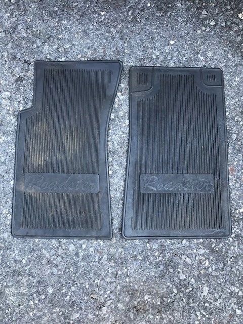 Floor Mats Rubber Pair Tourist Trophy Aftermarket Used 1990-2005 NA and NB Mazda Miata