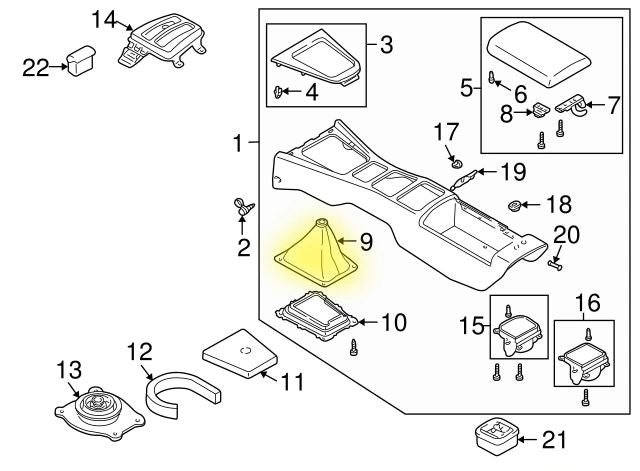 Shifter Boot Manual Transmission Factory New 1999-2001 NB Mazda Miata