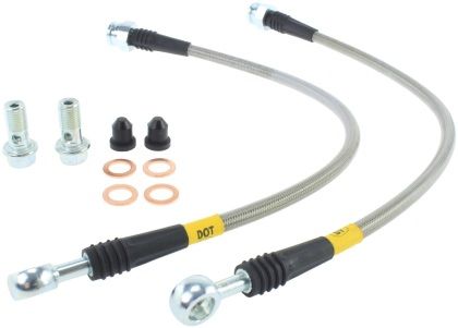 Brake Lines Braided Stainless Steel Stoptech Aftermarket New 1990-2005 NA and NB Mazda Miata